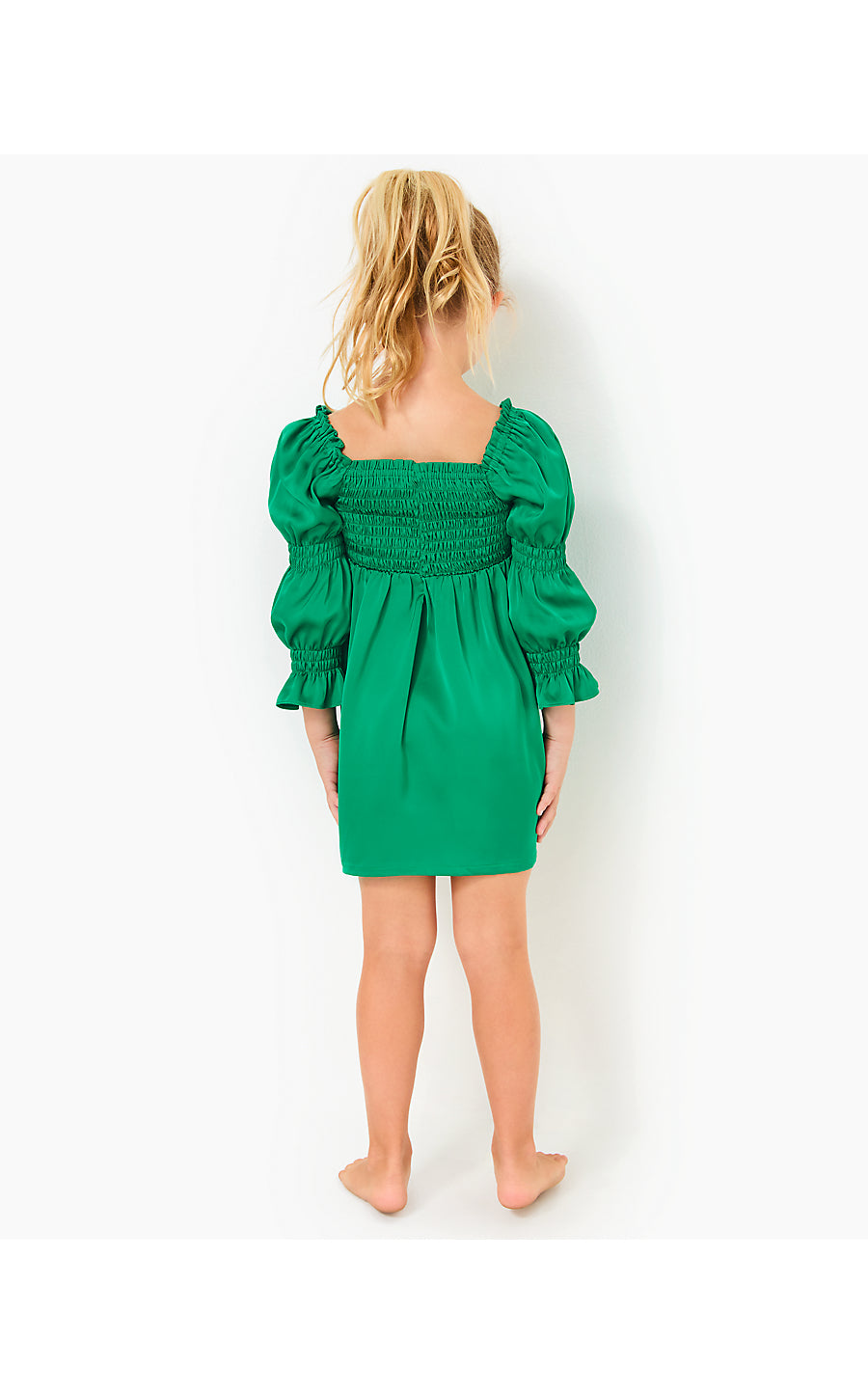 MINI BEYONCA DRESS - FIDDLE LEAF GREEN