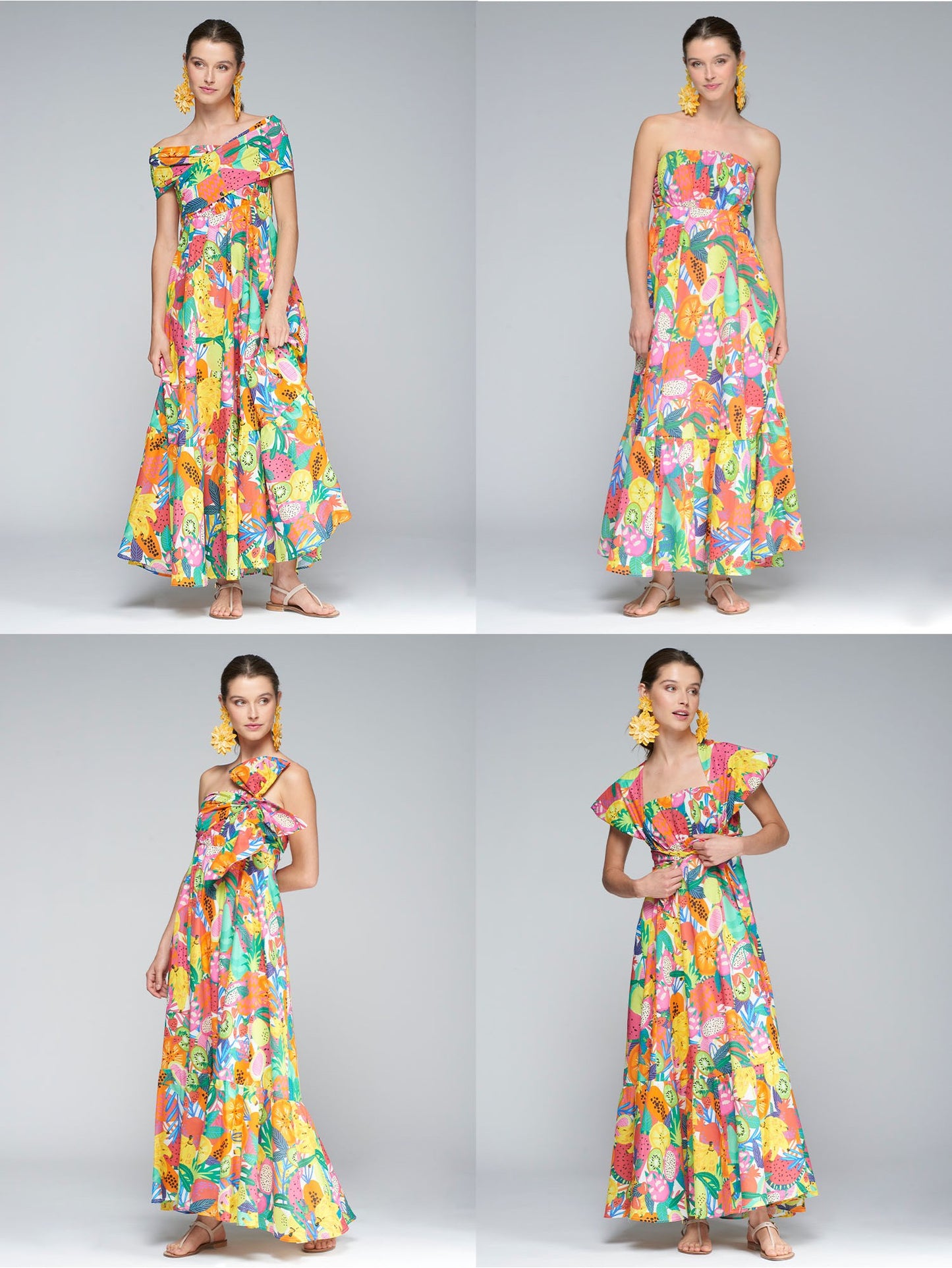 SUSAN DRESS - MULTI FRUIT