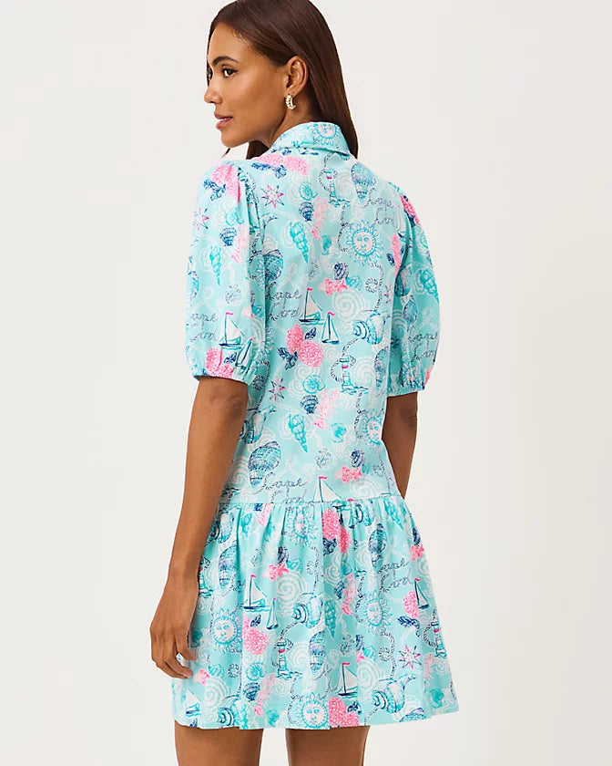 Bingley Dress-Day Dream Blue Cape Cod Destination