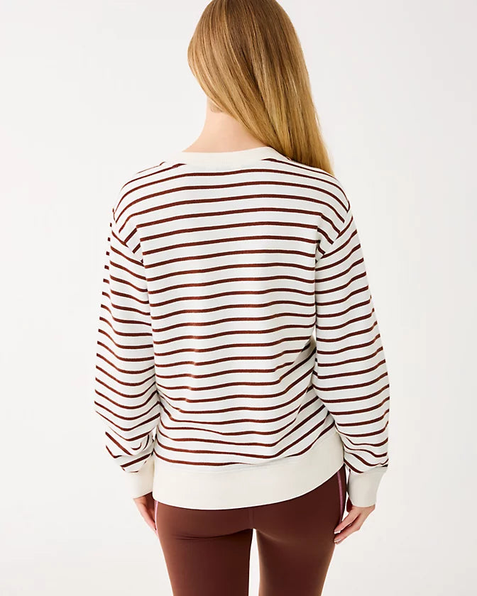 BALLAD LONG SLEEVE SWEATS - FRENCH ROAST - BOX OF CHOCOLATES EMBELLISHMENT