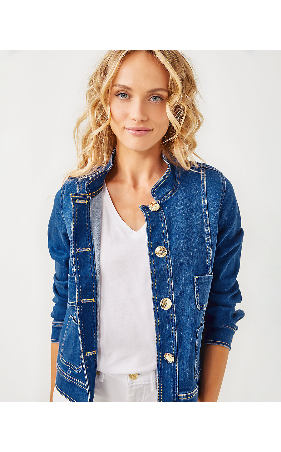 SHEPA DENIM JACKET - MEDIUM WASH