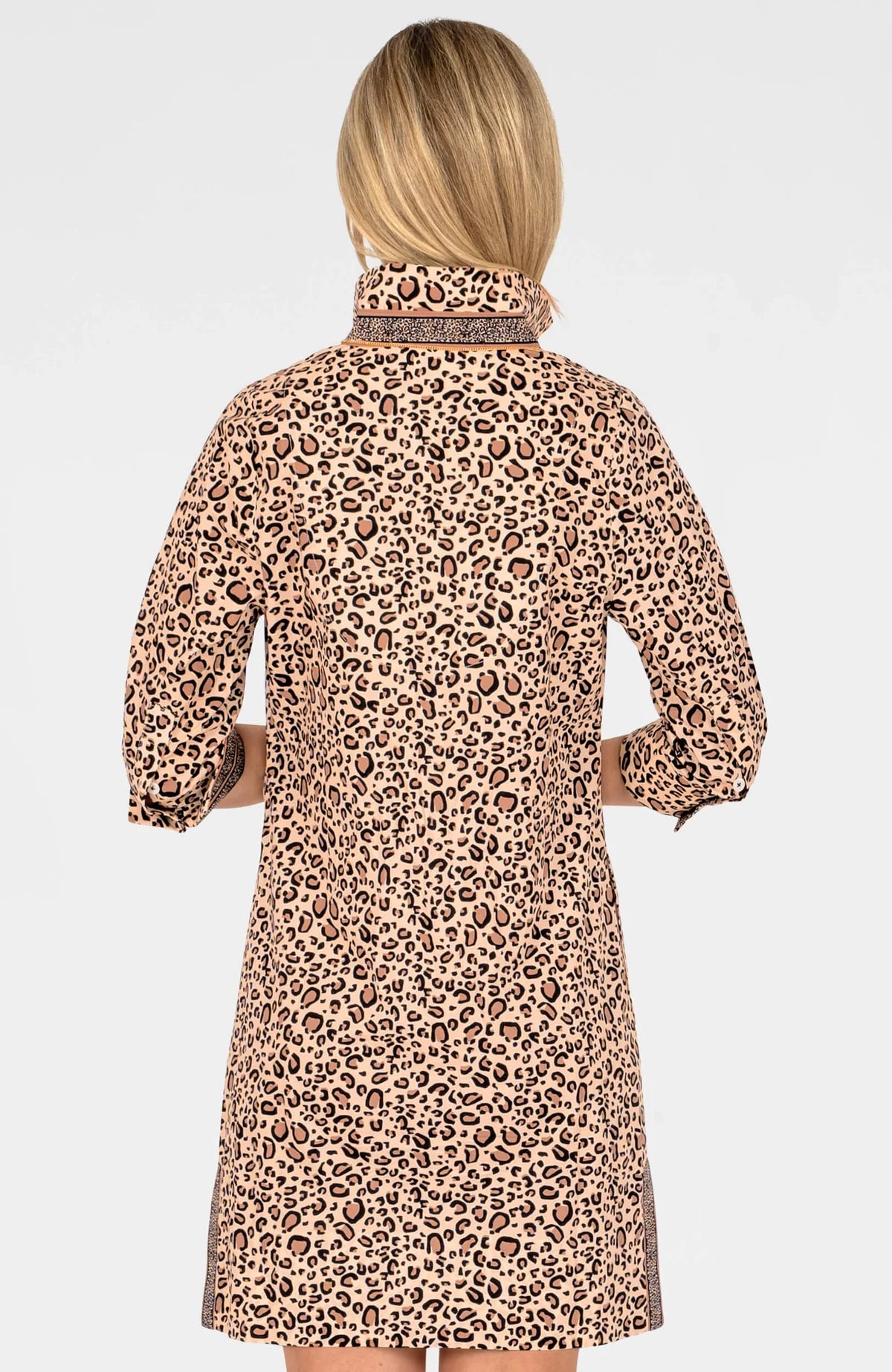 Shirt Tail Cotton Dress - Cougar