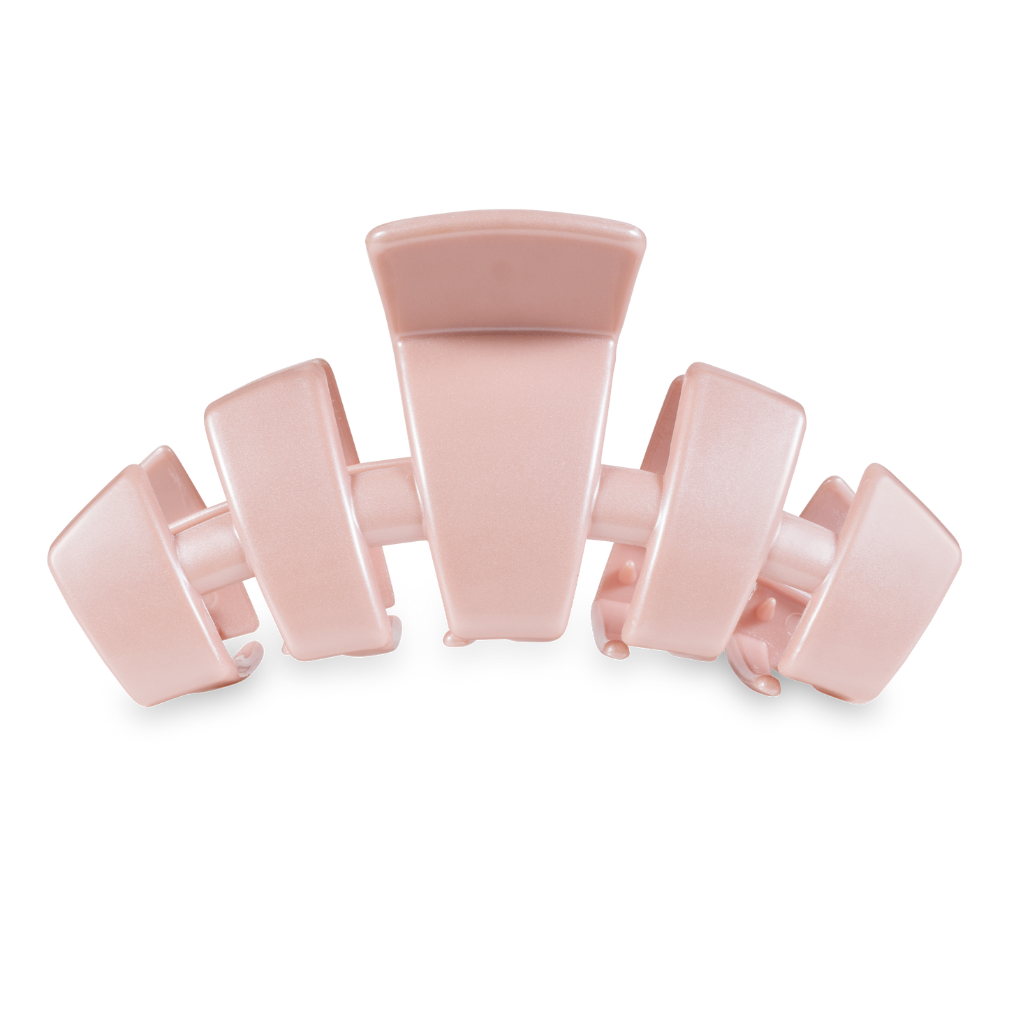 TELETIES - Classic Hair Clip | Large | Pearly Pink