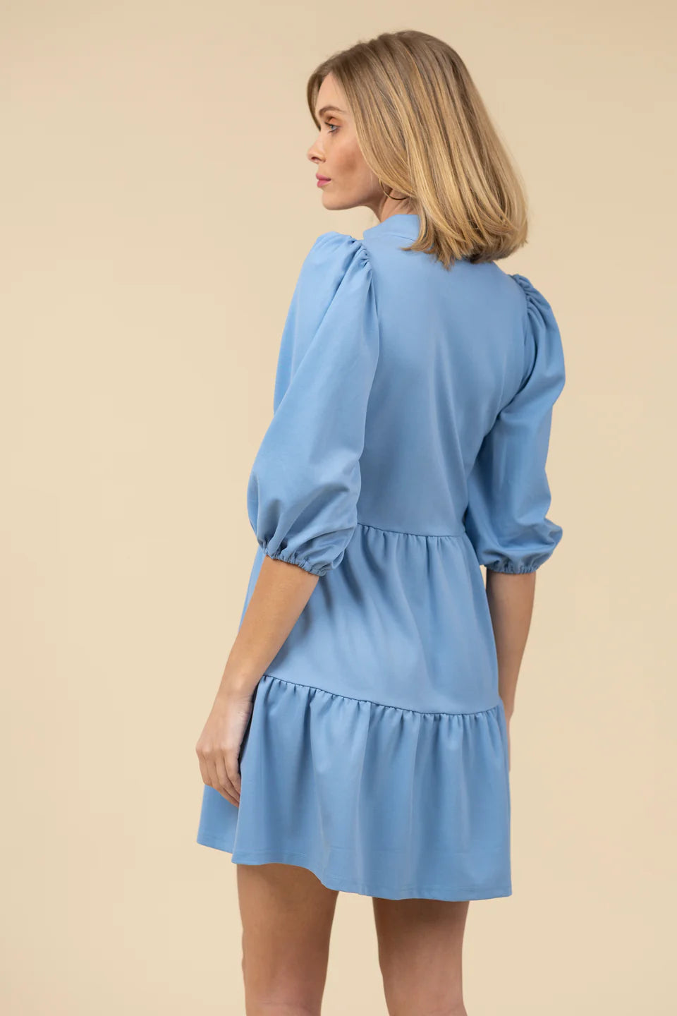 THE TORY POINTE DRESS - OXFORD