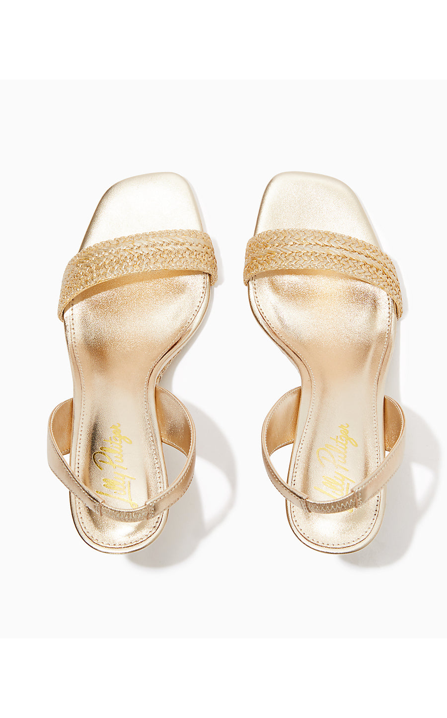 CARLA WEDGE - GOLD METALLIC