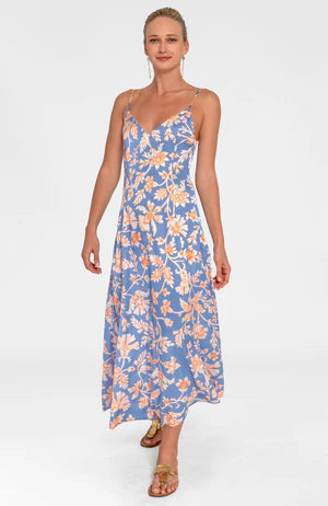 SWAY AND TWIRL DRESS - PERIWINKLE