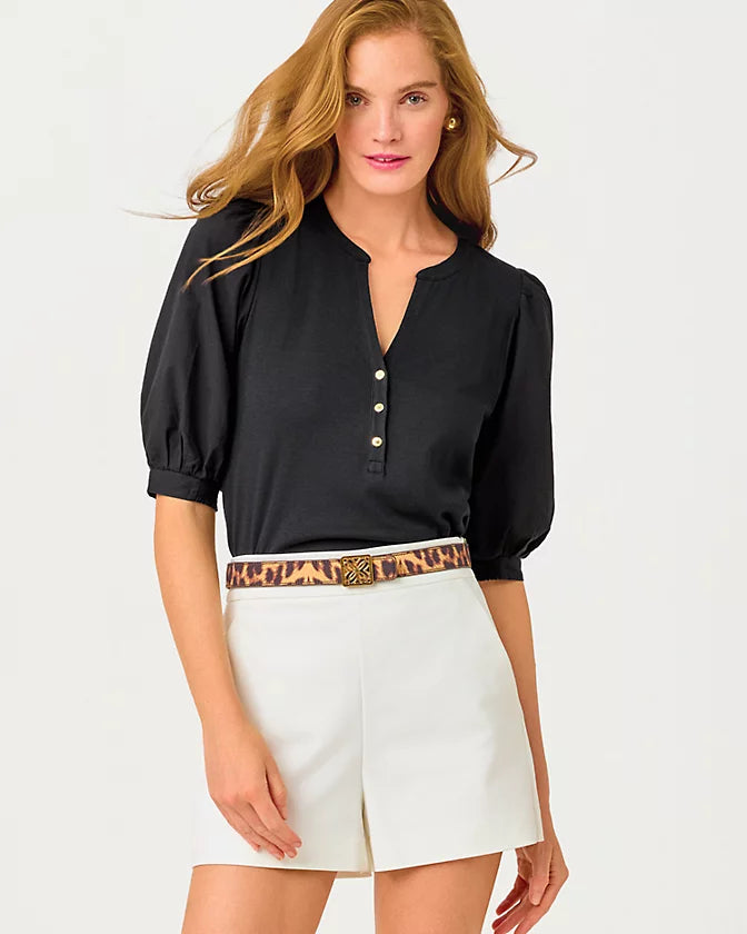 RONSON KNIT TOP - NOIR