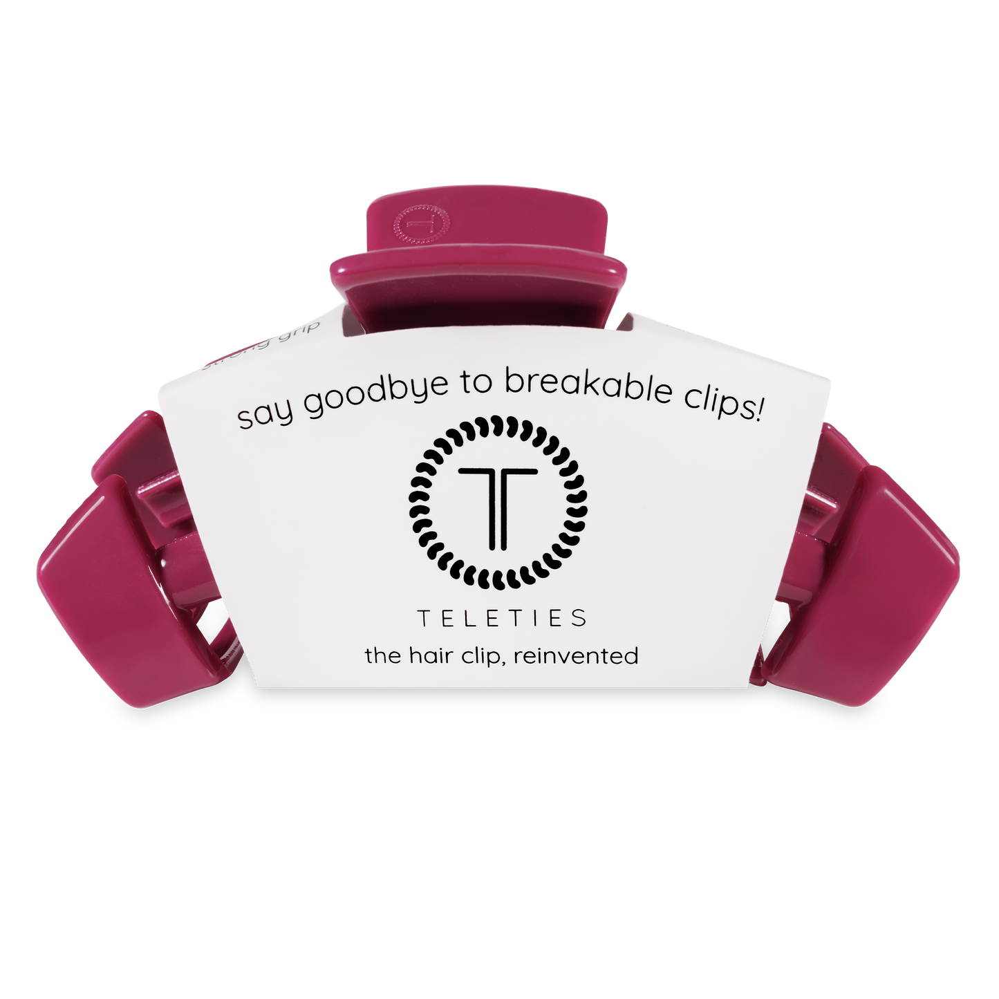 TELETIES - Classic Hair Clip | Large | Wild Side