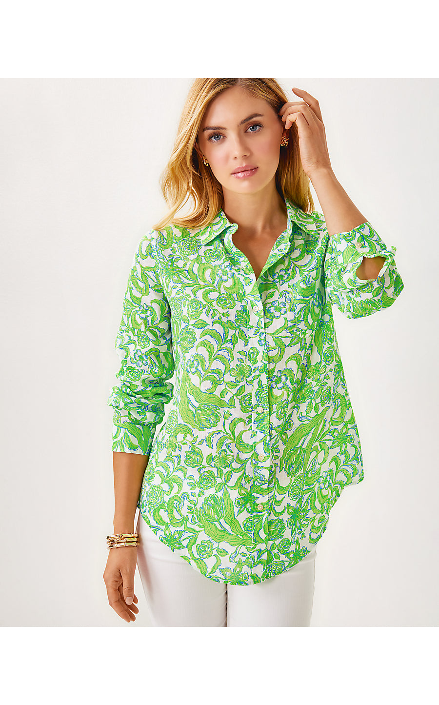 LYND TUNIC - RESORT WHITE - LIL DAFFODIL HILL
