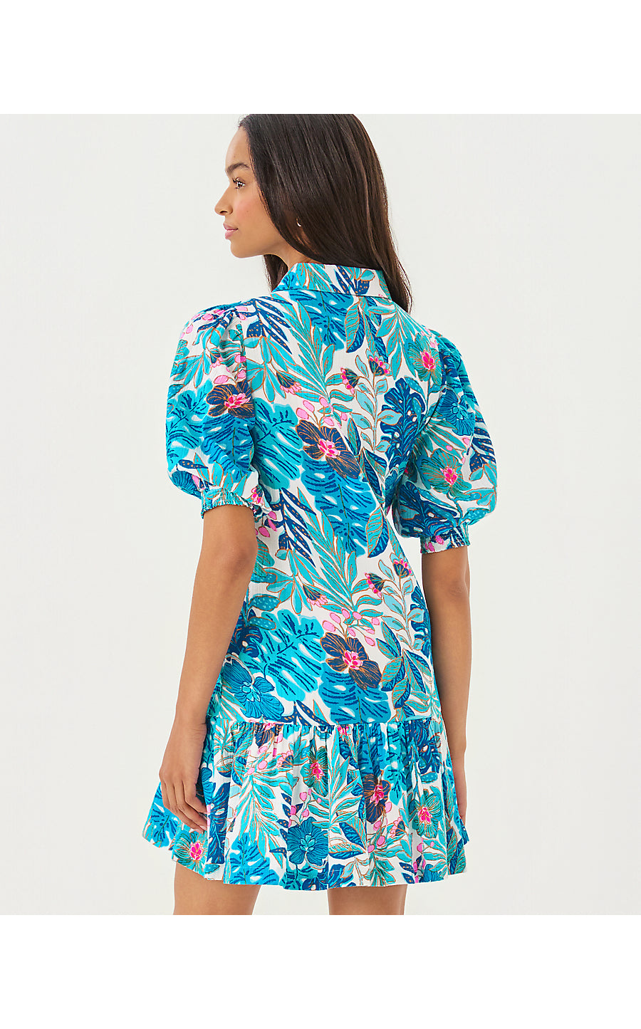 BRETT DRESS - BREEZY AQUA - BEST FRONDS FOREVER