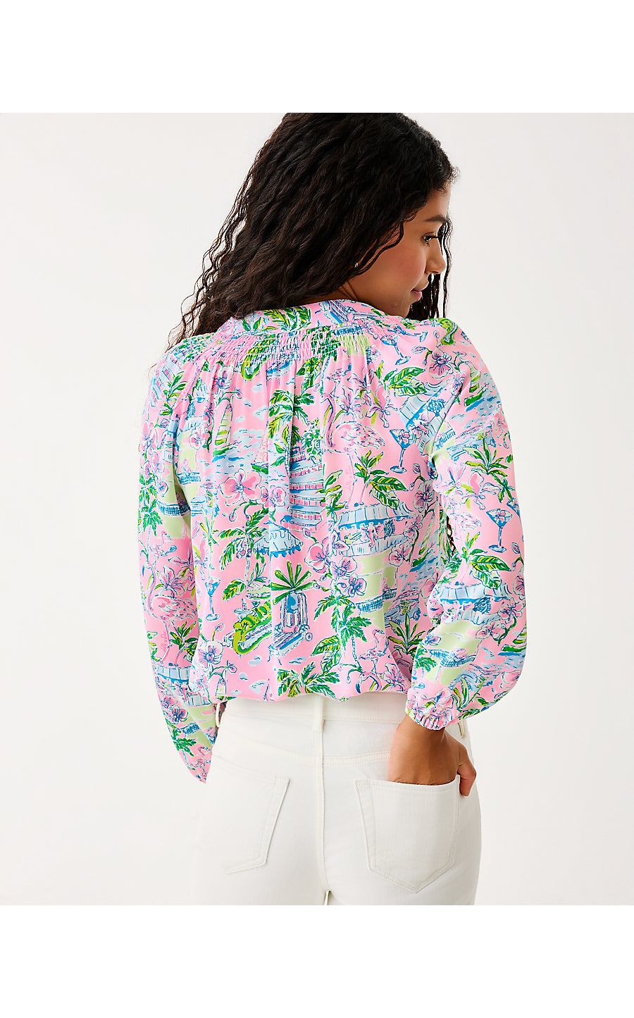 ELSA TOP - CONCH SHELL PINK - SUNNY DEE