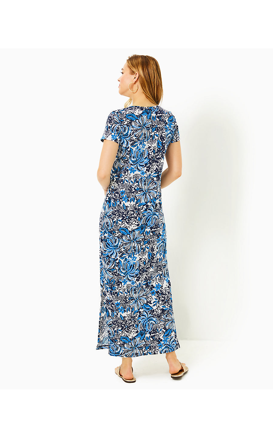 ETTA MAXI DRESS - LOW TIDE NAVY - PANDARAMA
