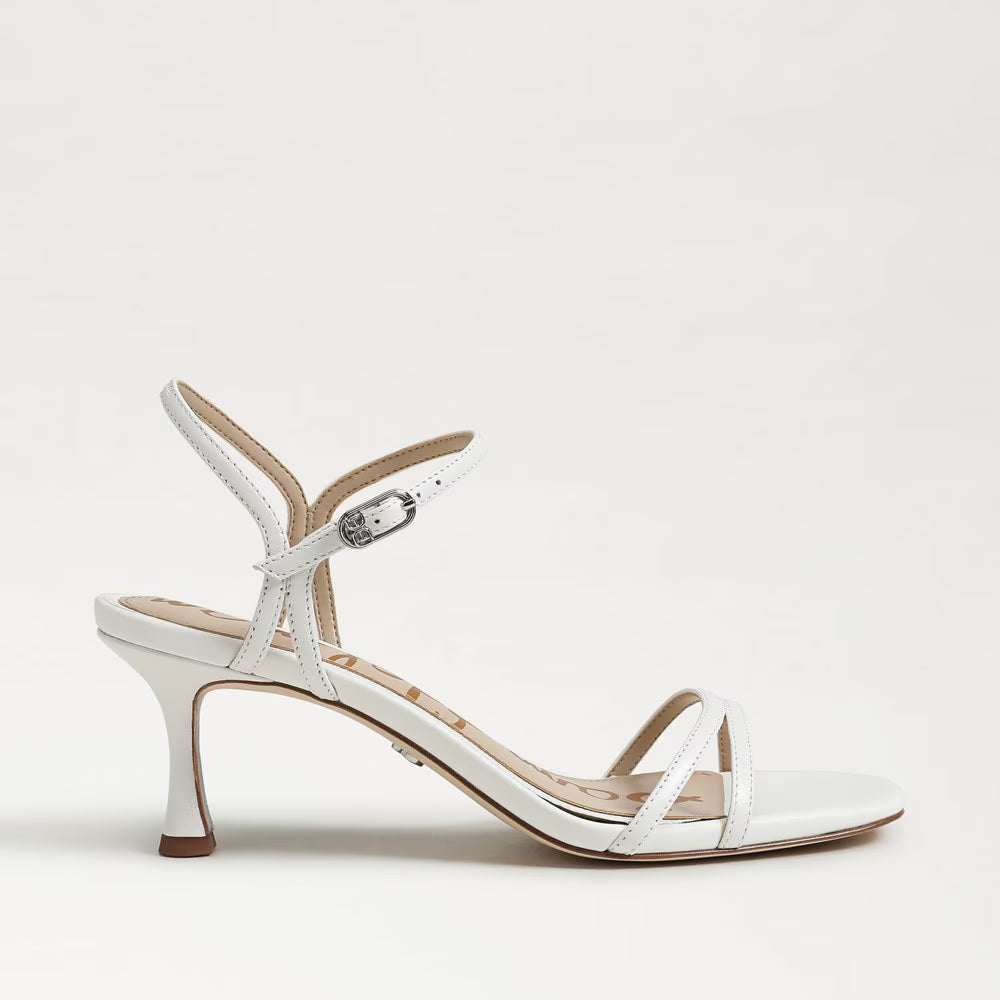 PRESELY KITTEN HEEL - WHITE