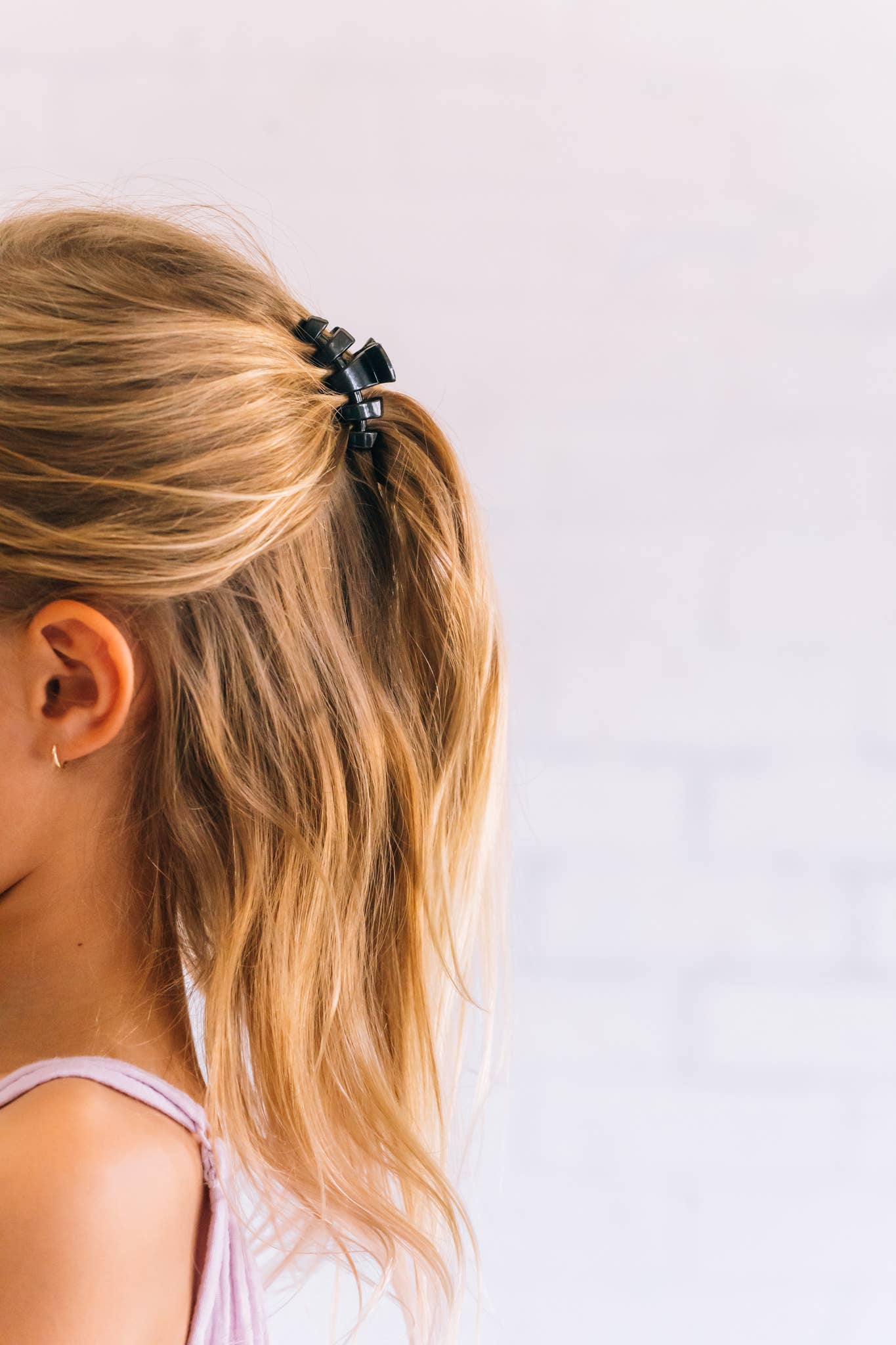 TELETIES - Classic Hair Clip | Tiny | Jet Black
