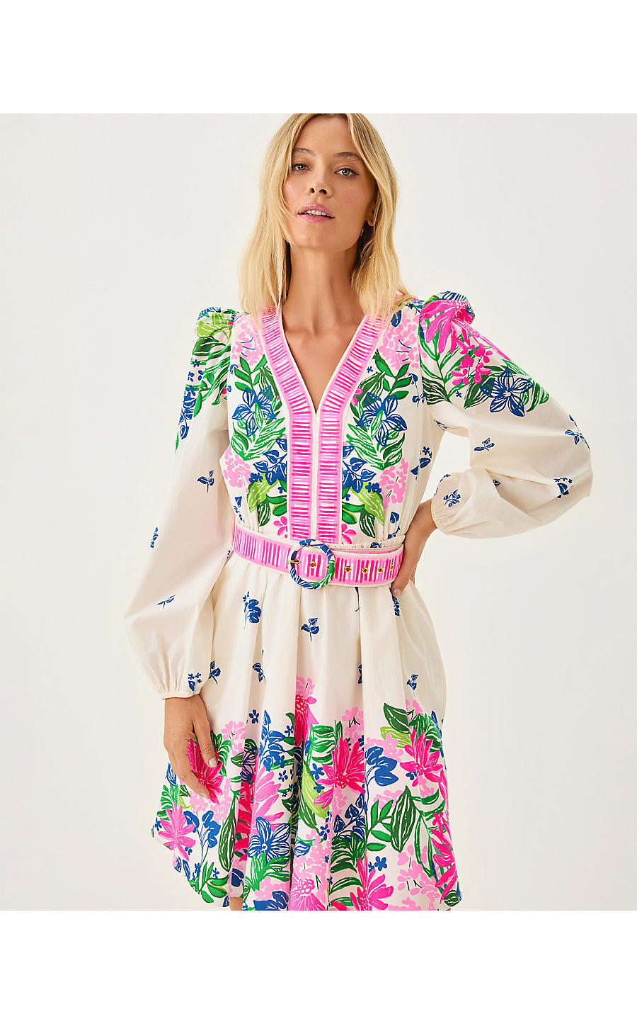 CHYANNA DRESS - MULTI - ENDLESS SUMMERS ENGINEERED WOVEN DRESS