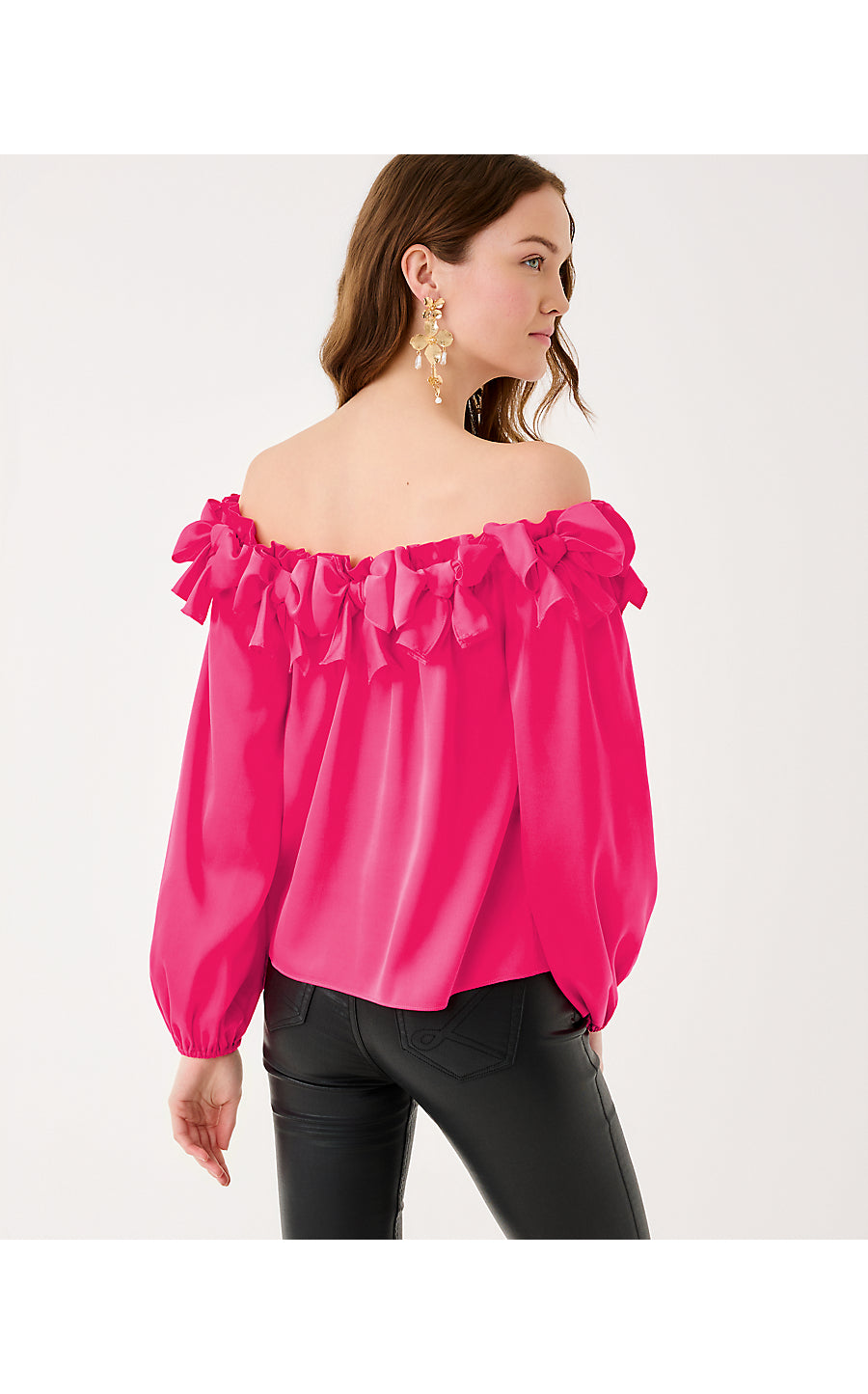 ANALEA OFF THE SHOULDER TOP - SUN SHELL PINK
