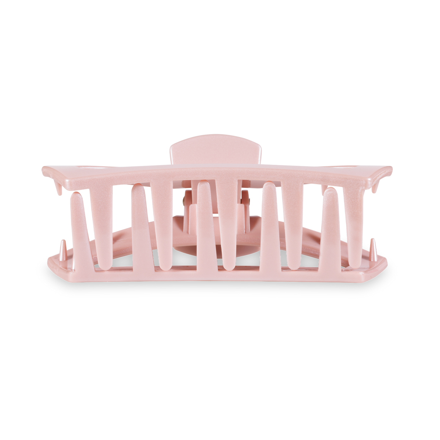 TELETIES - Open Hair Clip | Medium | Pearly Pink