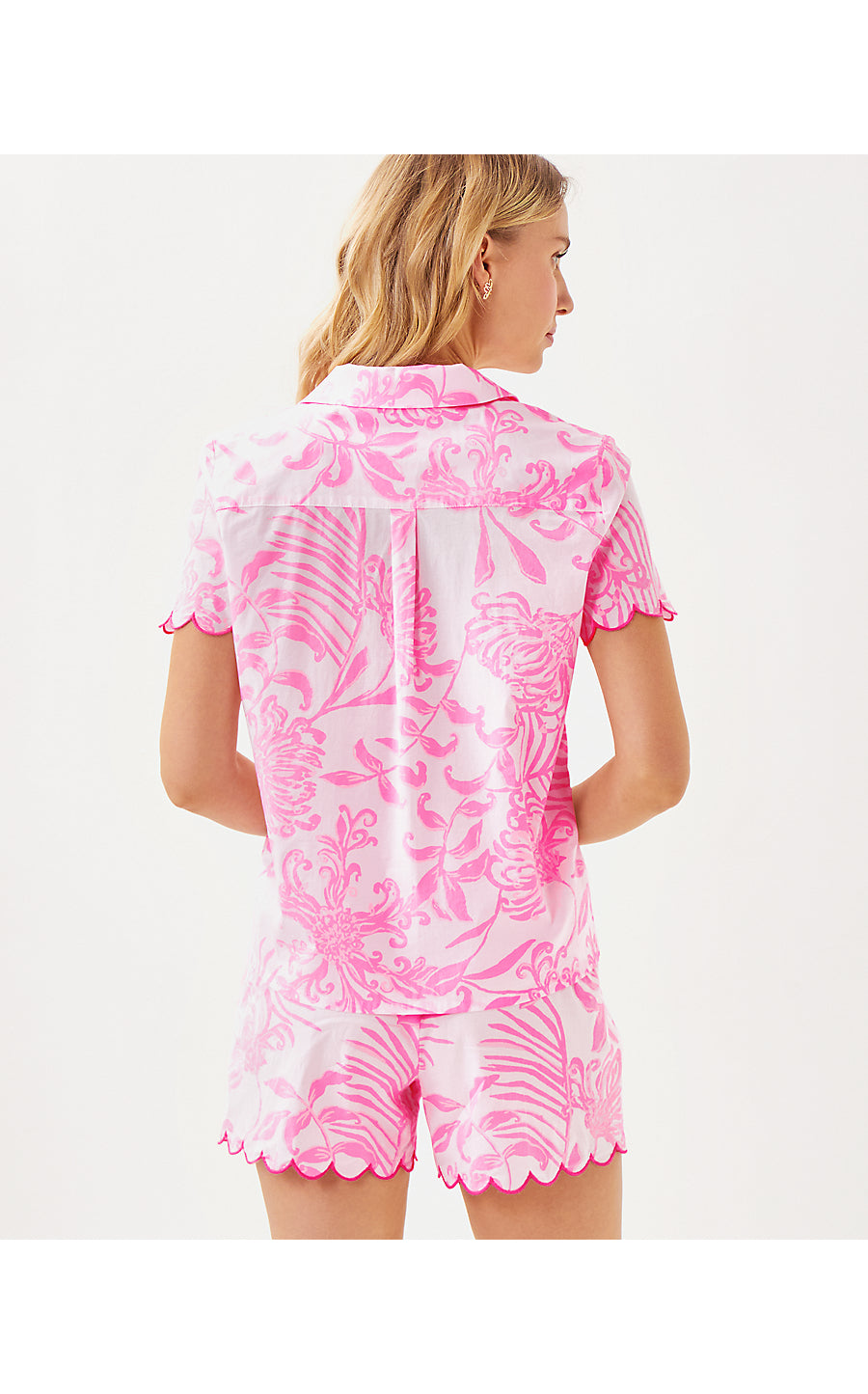 MARLITA PJ TOP - ROUSSEAU PINK - GLISTEN IN THE SUN