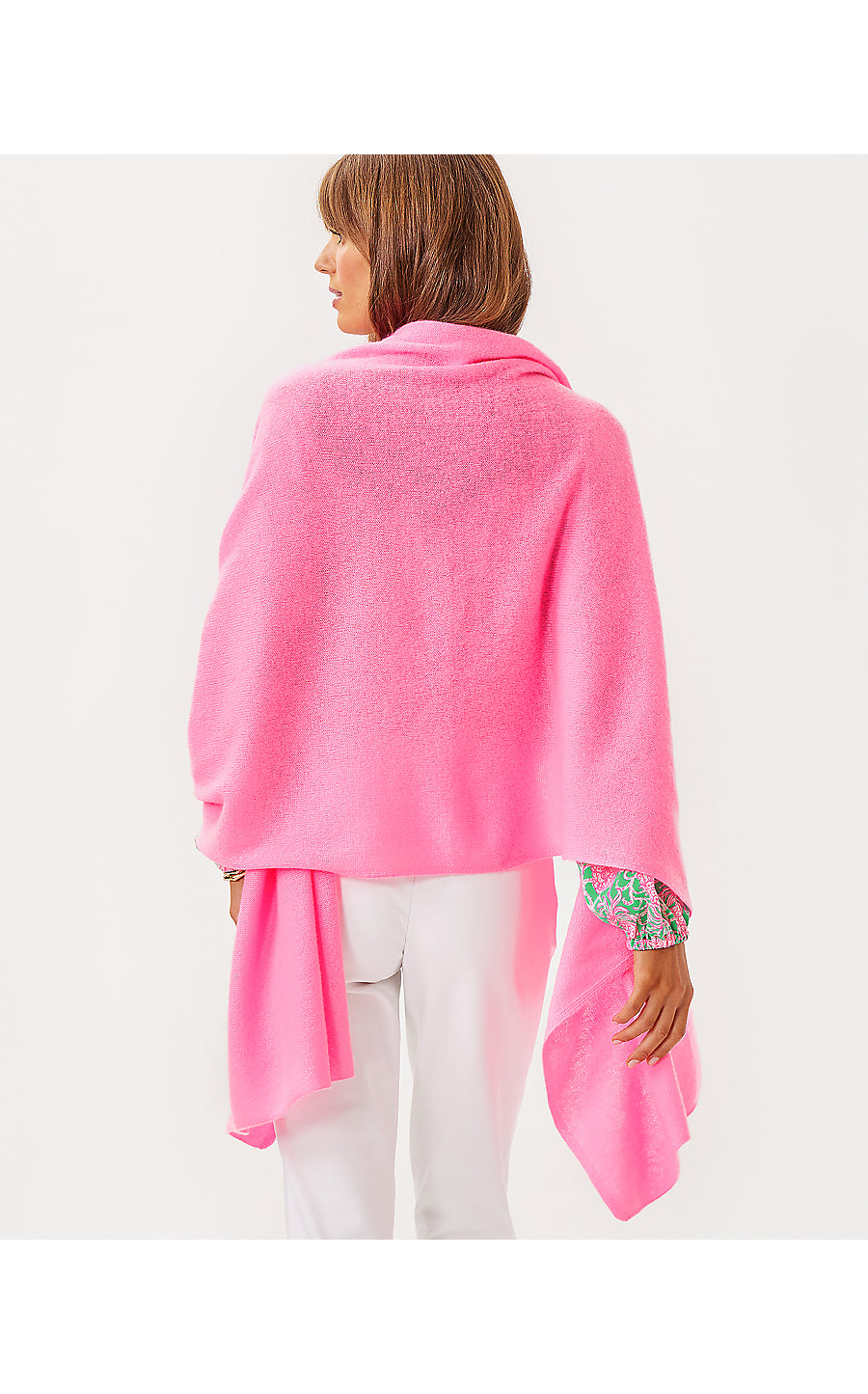LANELLE CASHMERE WRAP - ROUSSEAU PINK