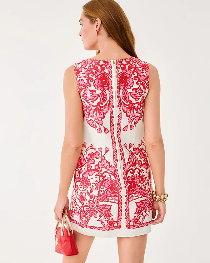 SADIE SHIFT ROMPER - COCONUT - SPICY SOCIALITE ENGINEERED ROMPER