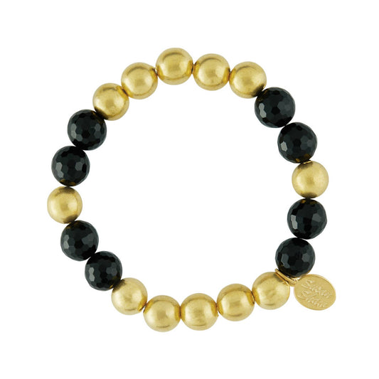 Margaret Mini Stone Bracelet - Black Onyx