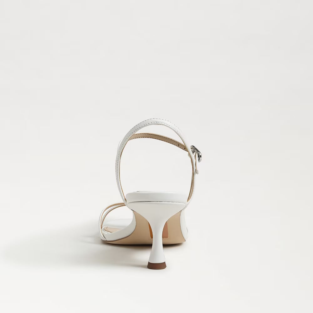 PRESELY KITTEN HEEL - WHITE