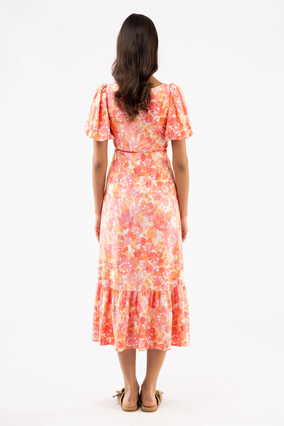 LUCY DRESS - DUSK FLORA