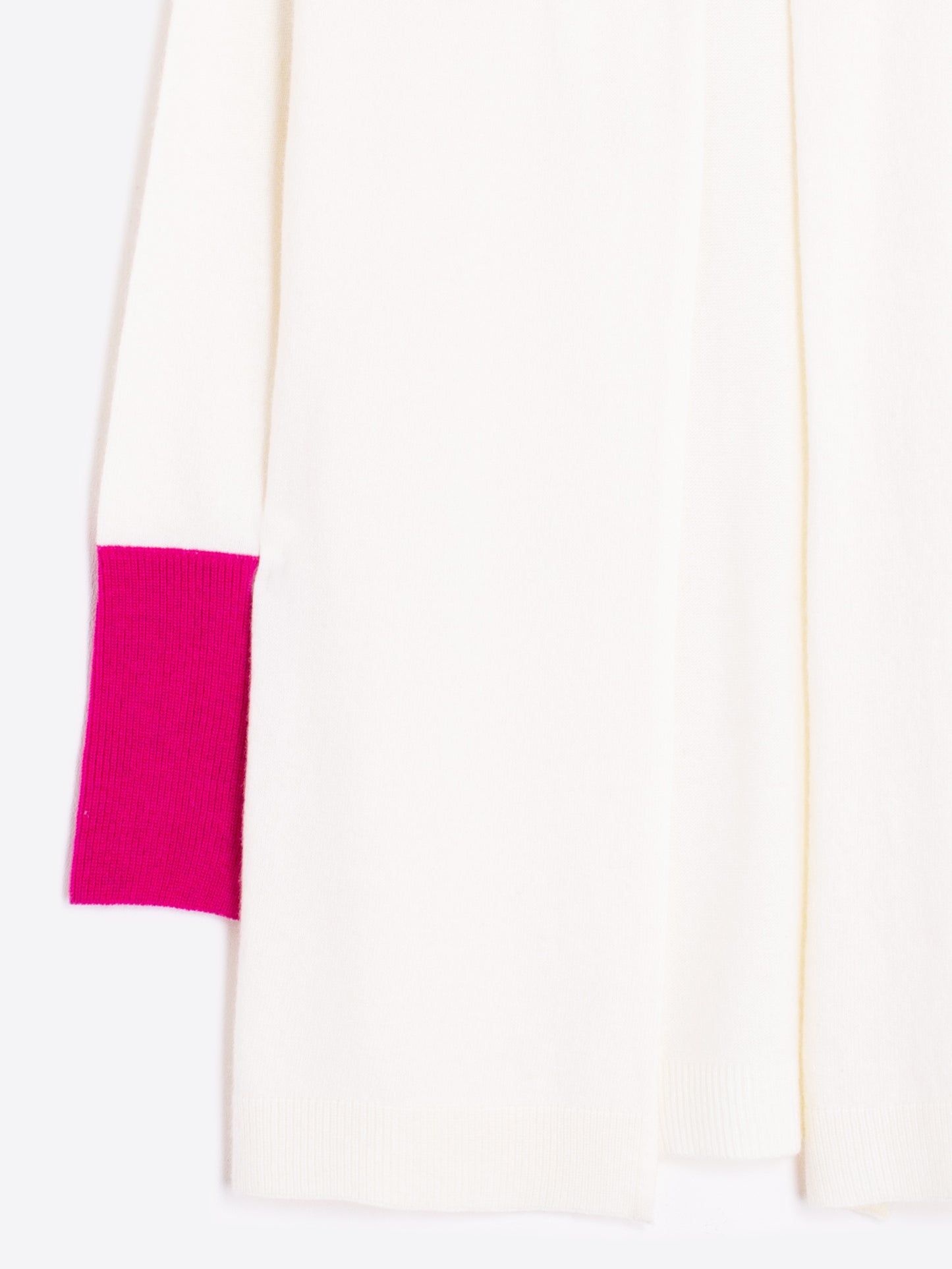 LANA CARDIGAN CASHMERE BLEND CRUDO FUCSIA NEON
