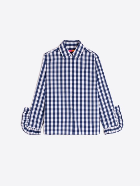 SHIRT VOLANTES XL VICHY AZ MARINO