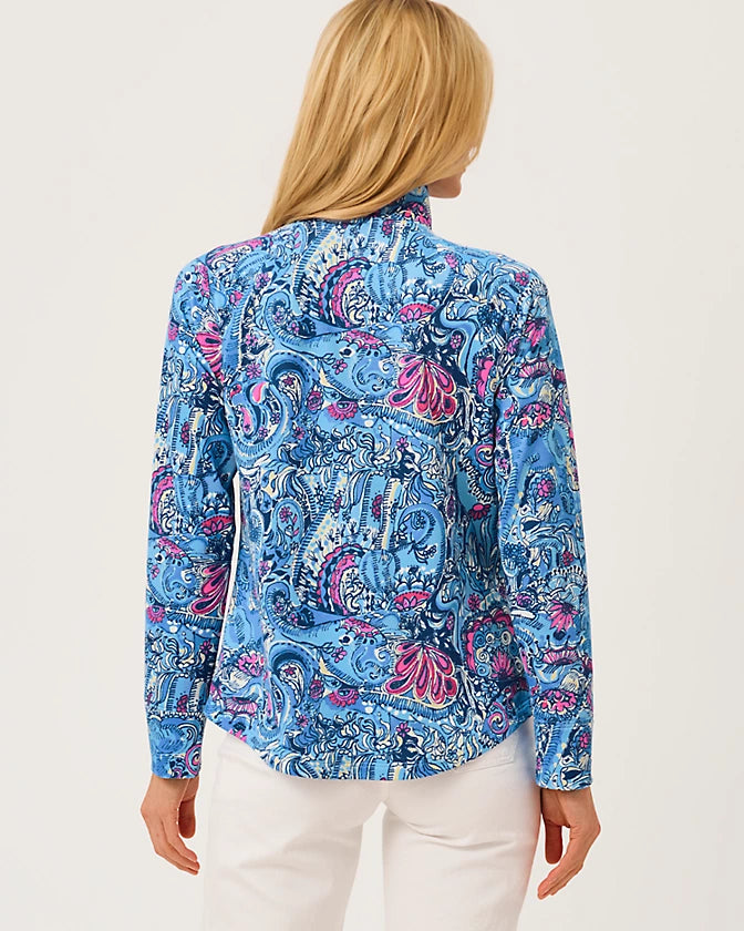 UPF 50+ SKIPPER POPOVER - MULTI - PAISLEY PARADE