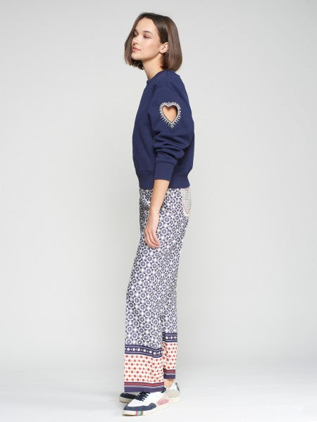 LOVE LETTERS PRINT TROUSERS