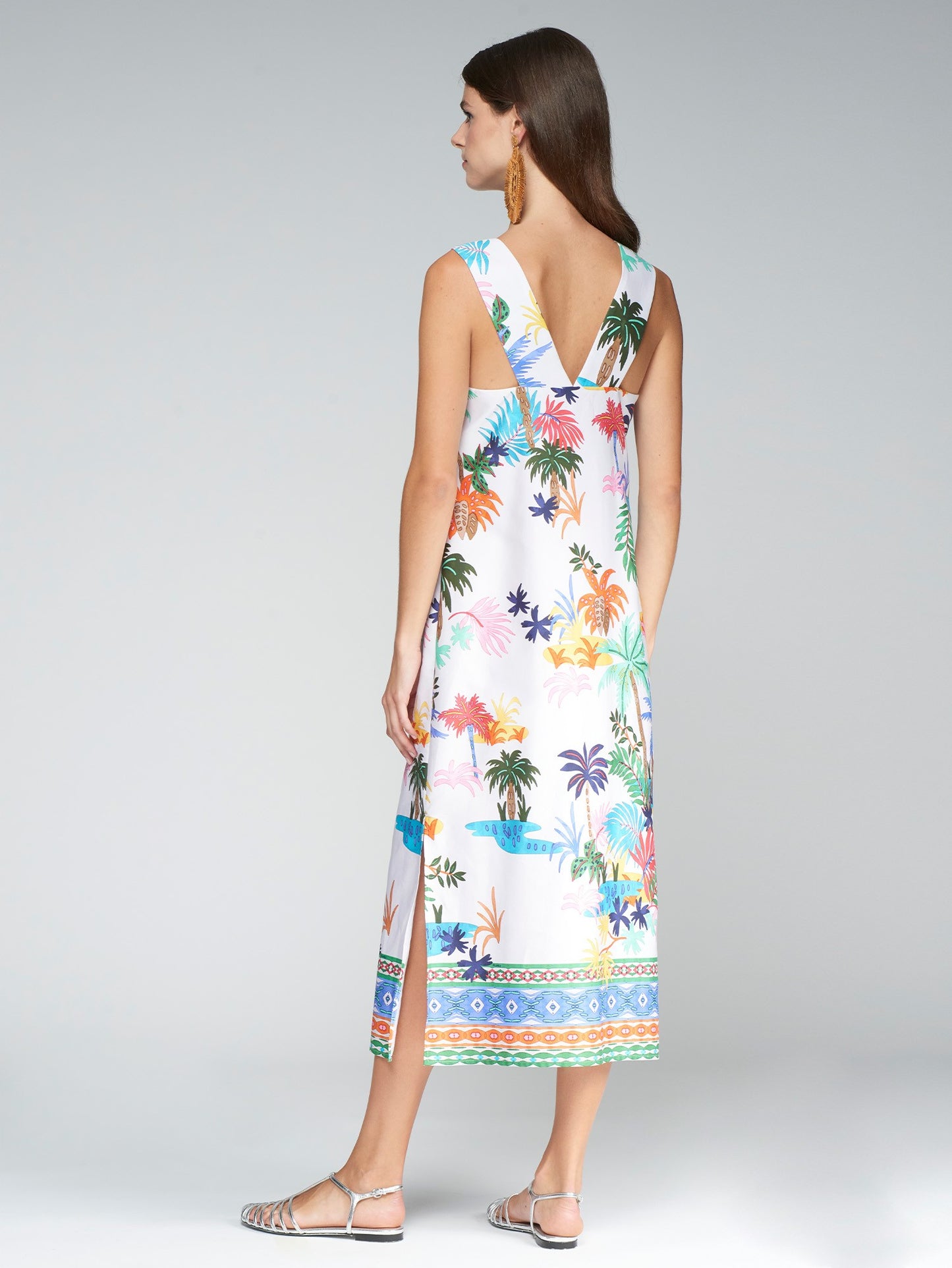 LIANA DRESS - MULTI PALM
