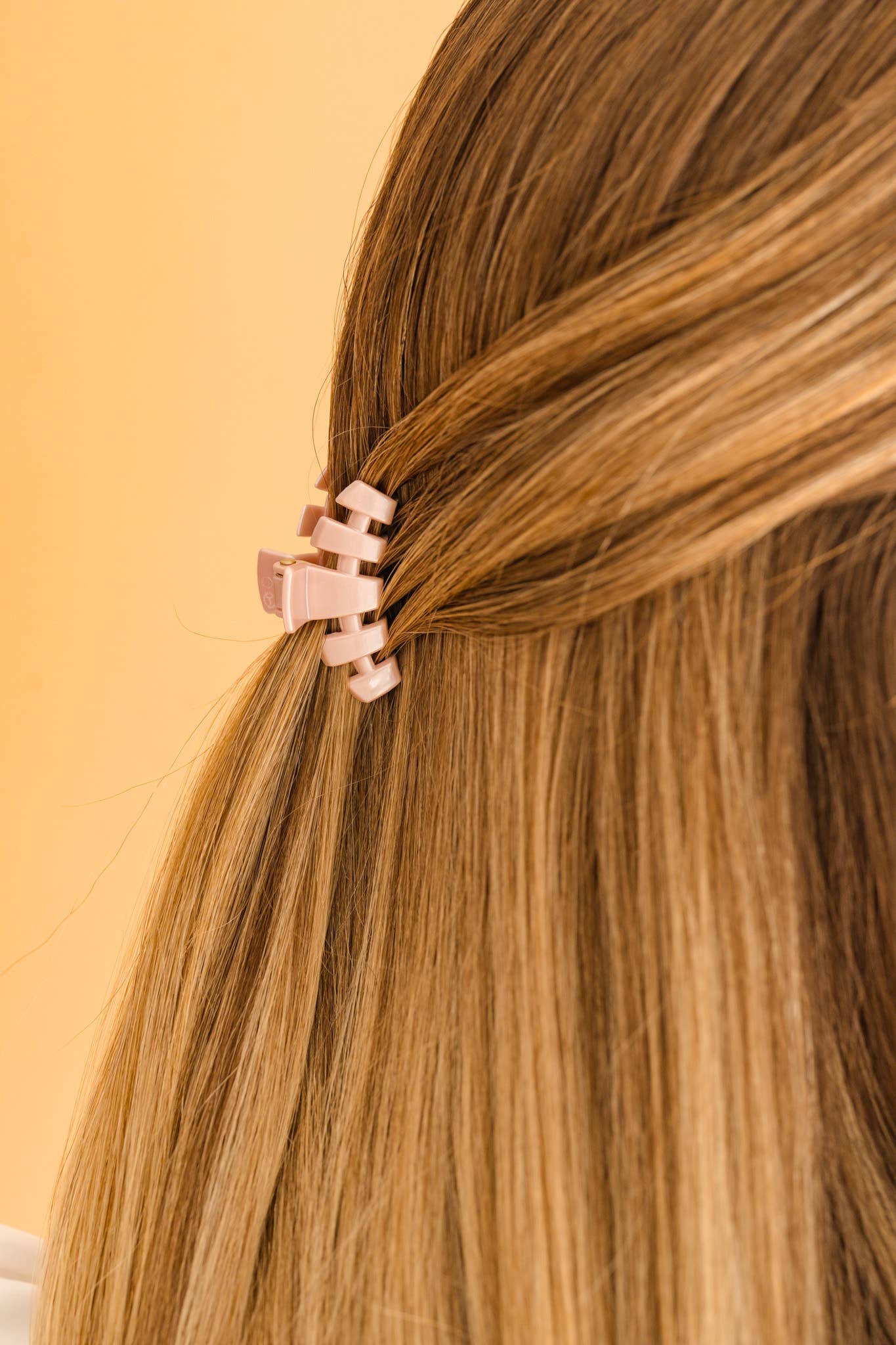TELETIES - Classic Hair Clip | Tiny | Pearly Pink