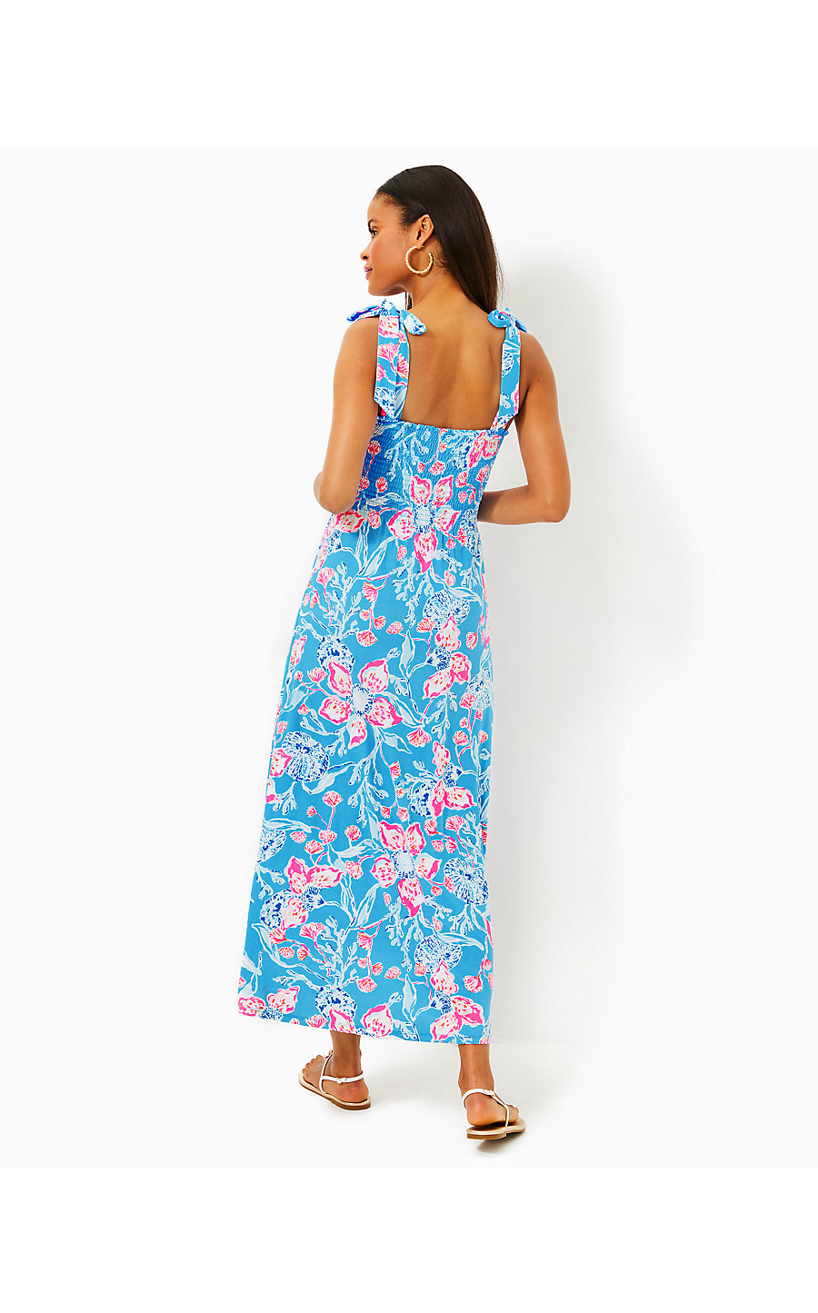 KAILUA SMOCKED MAXI DRESS - MULTI - BAHAMIAN RHAPSODY