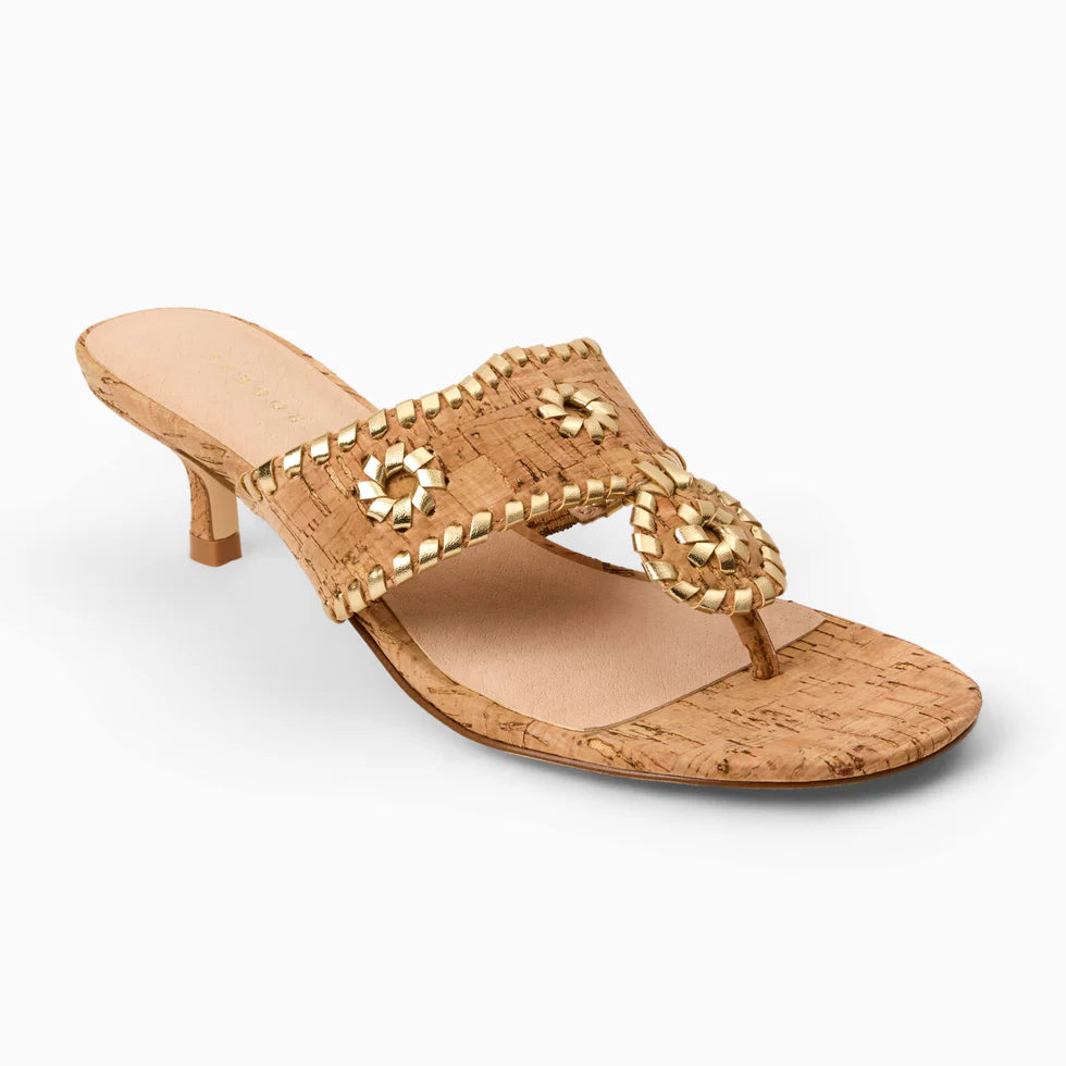Jacks Cork Kitten Heel