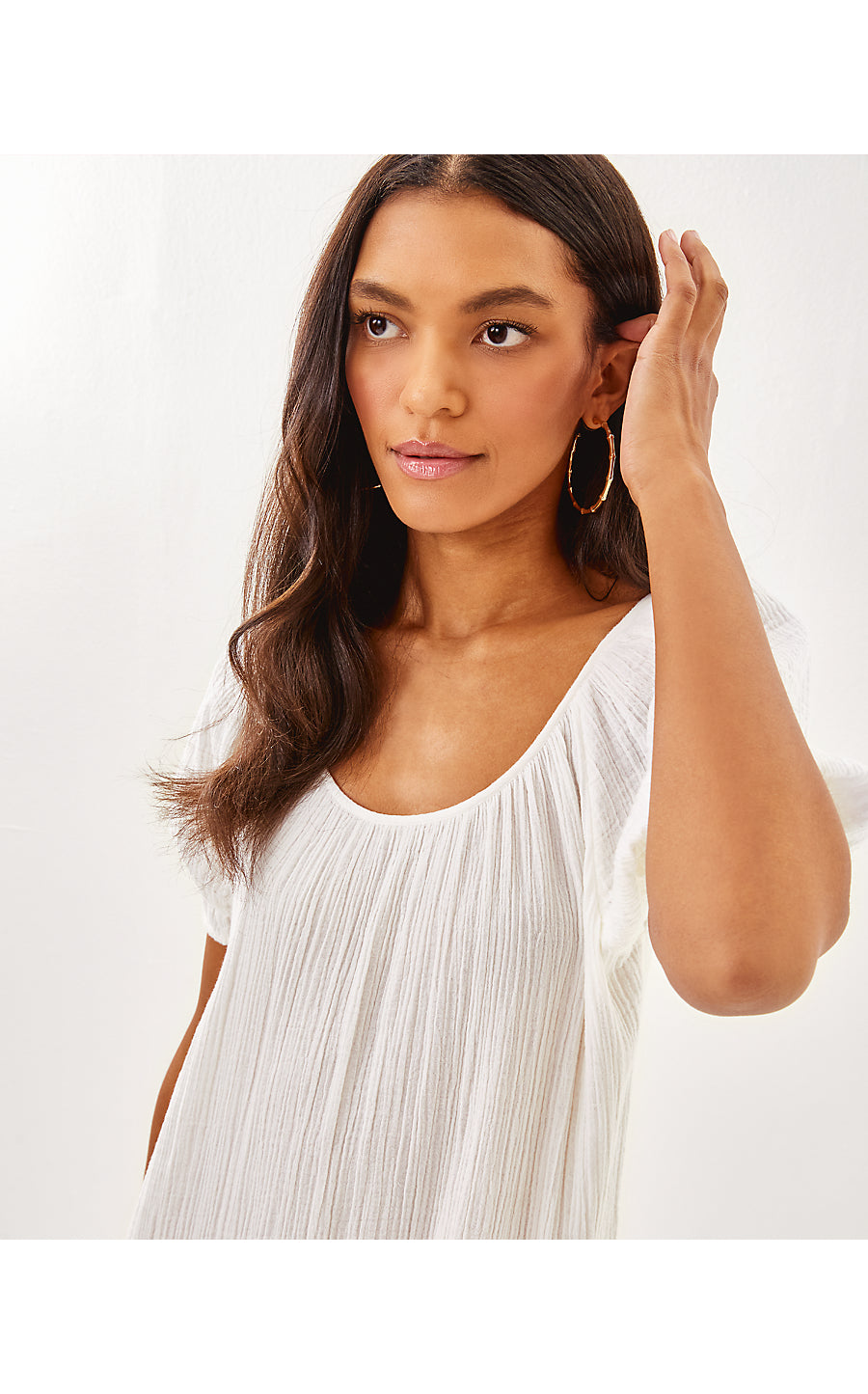 ZEMINI MAXI COVERUP - RESORT WHITE