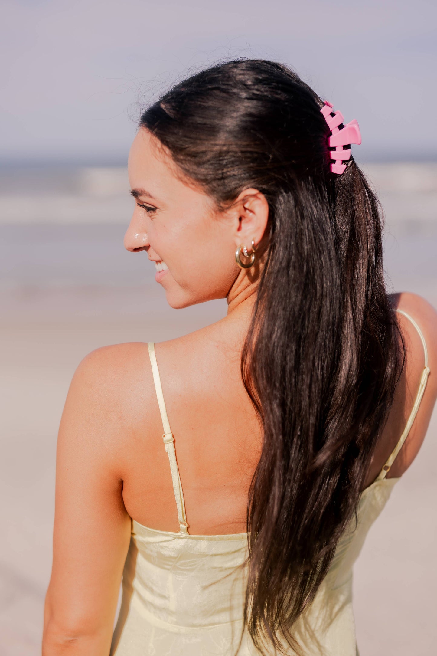 TELETIES - Classic Hair Clip | Small | Paradise Pink