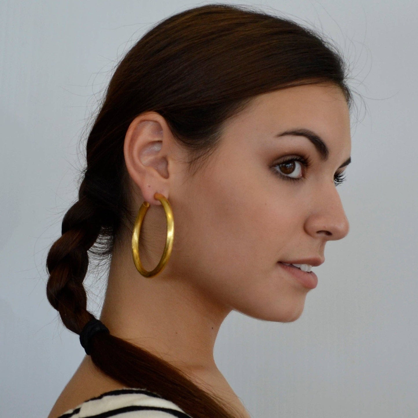 Betty Carre - RENAISSANCE HOOP EARRINGS: Silver