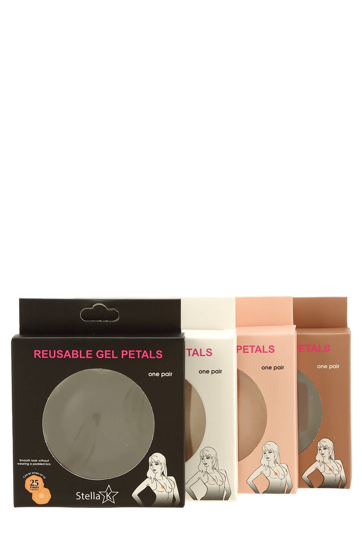 Stella K - REUSABLE GEL PETALS: Brown