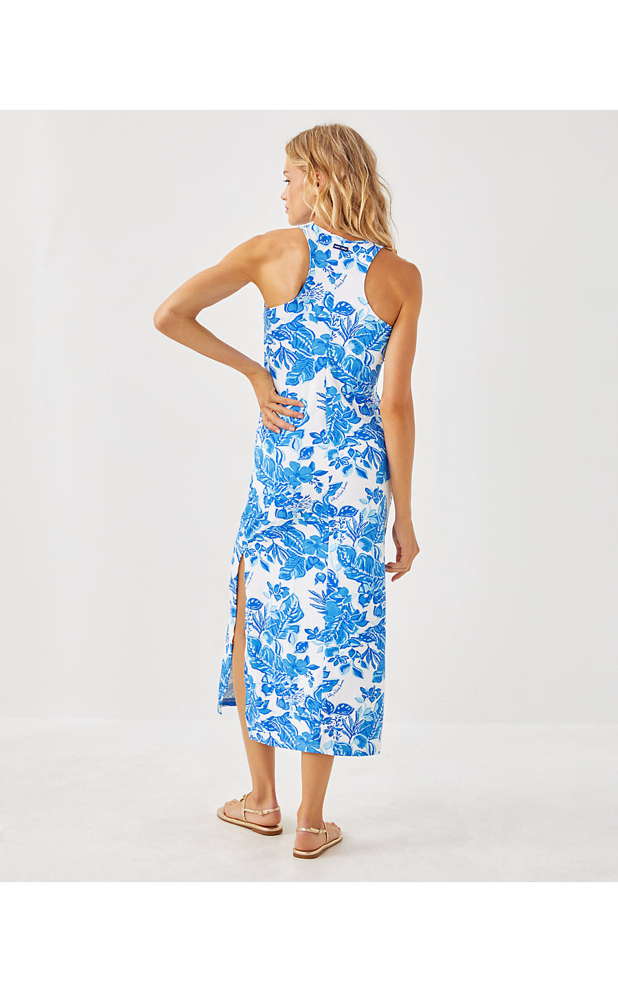 MAXINE MAXI DRESS - AZURE - SOLEIL