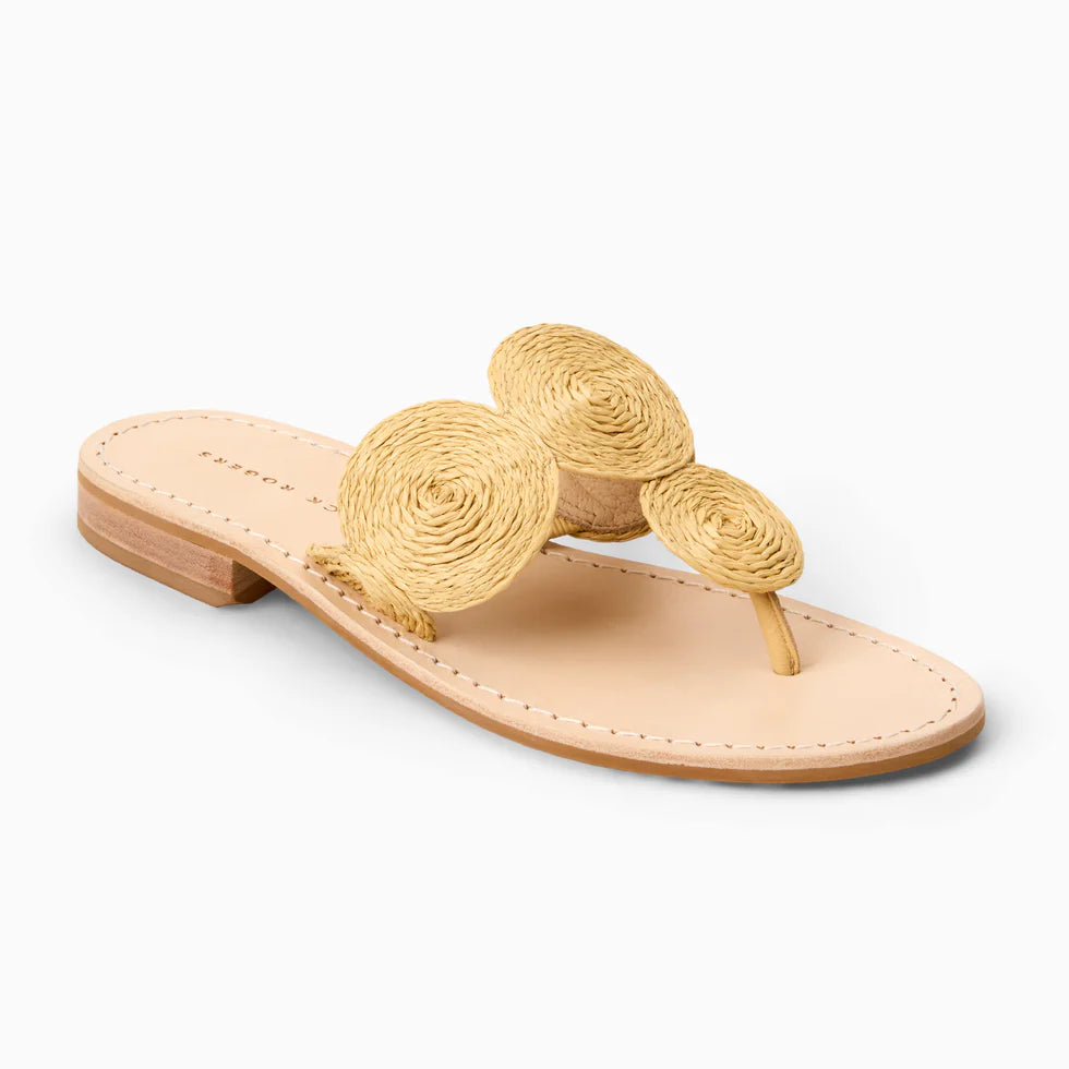 Margo Raffia Sandal- Natural