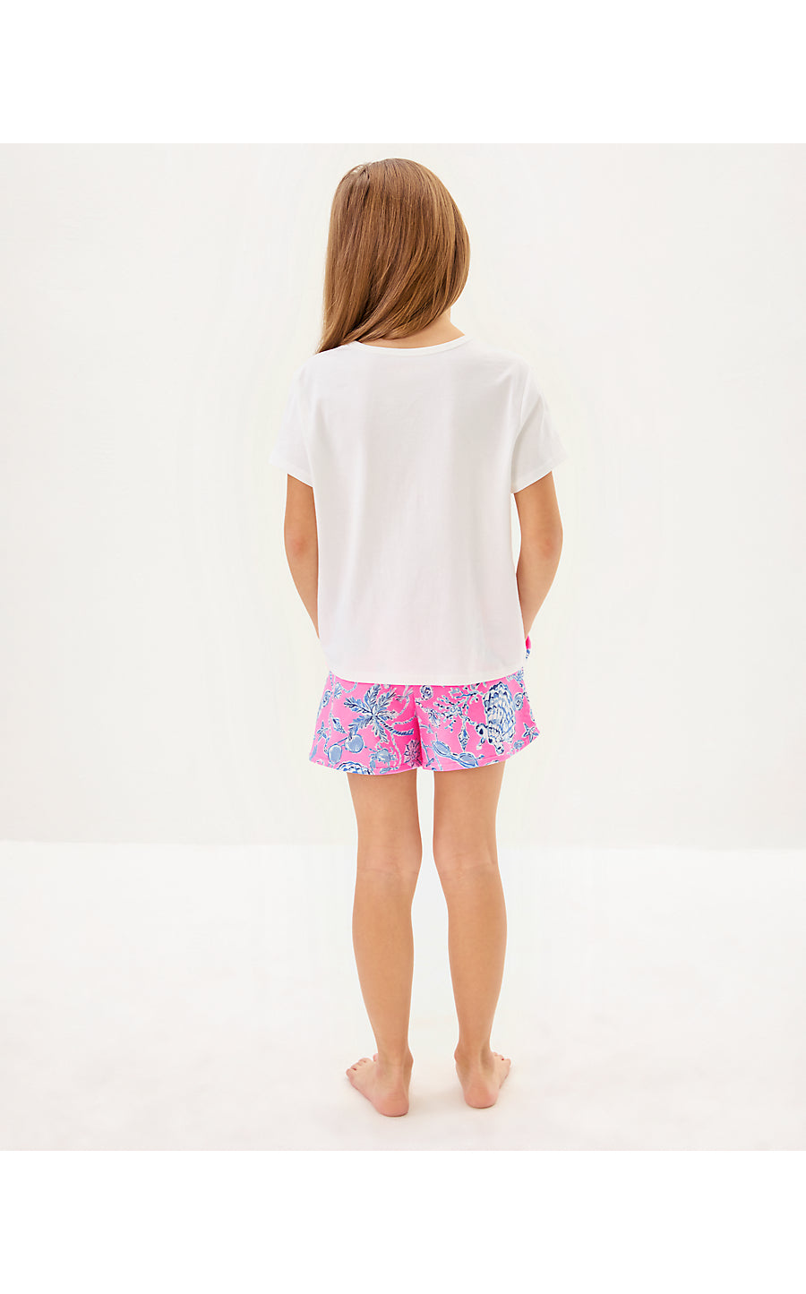 MINI RALLY TEE - MULTI - COOL AS SHELL EMBROIDERY CHILDRENS