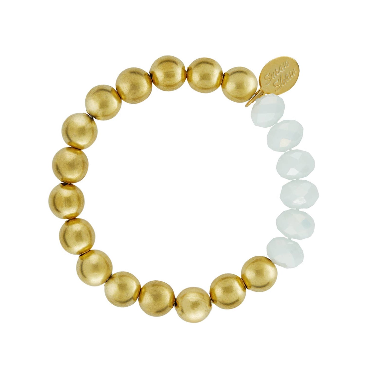 Milly Margaret Bracelet- White Crystal