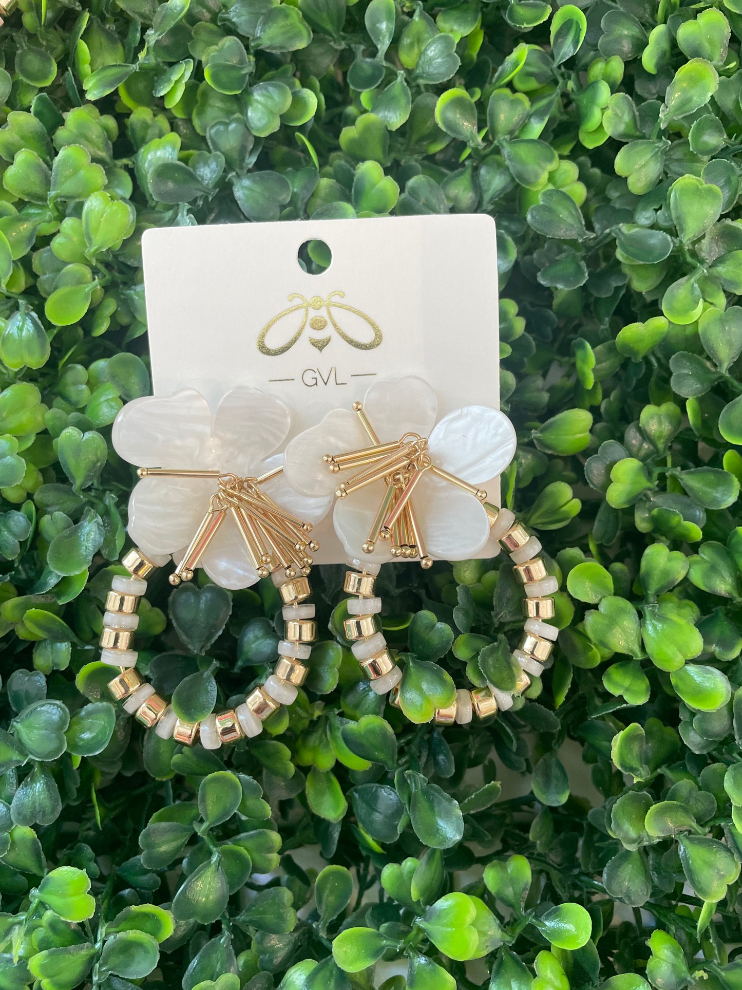 CAMELLIA EARRINGS