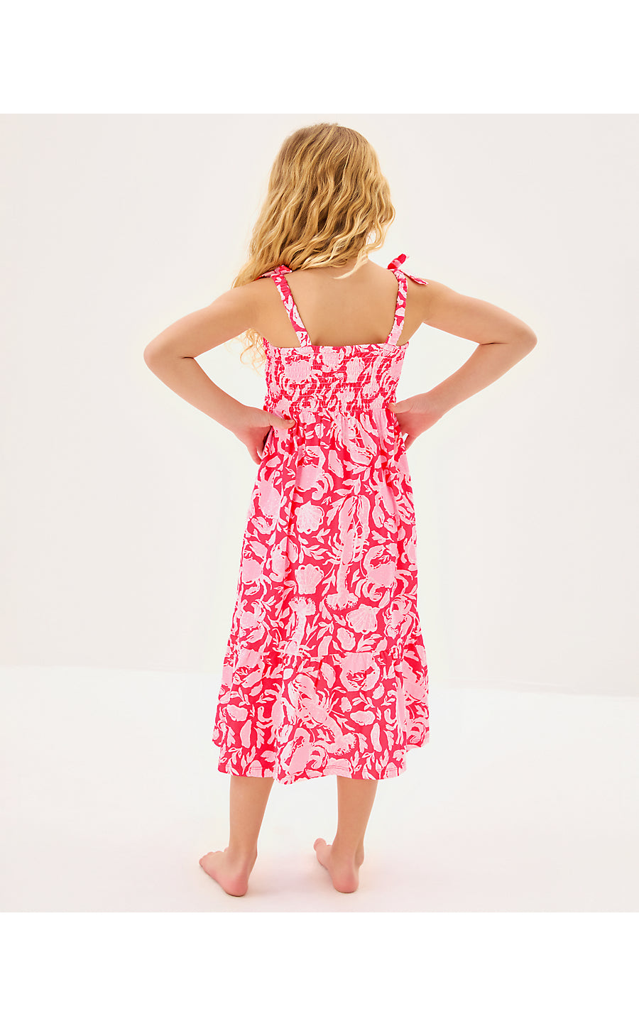 MINI KAILUA MAXI DRESS - CANE CORAL - CRAB COLLAB
