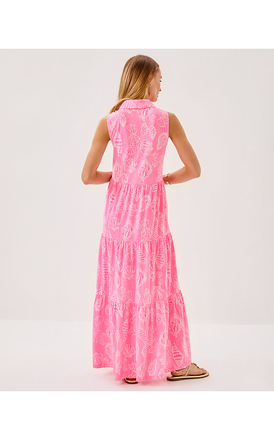 RIEGAN MAXI DRESS - ROUSSEAU PINK - COOL AS SHELL