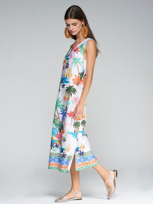 LIANA DRESS - MULTI PALM