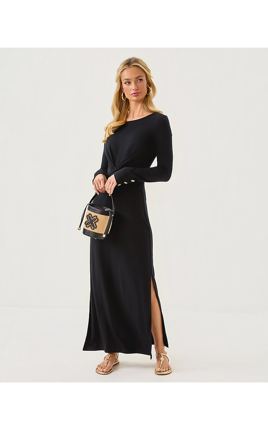 ALESSANI MAXI DRESS - NOIR