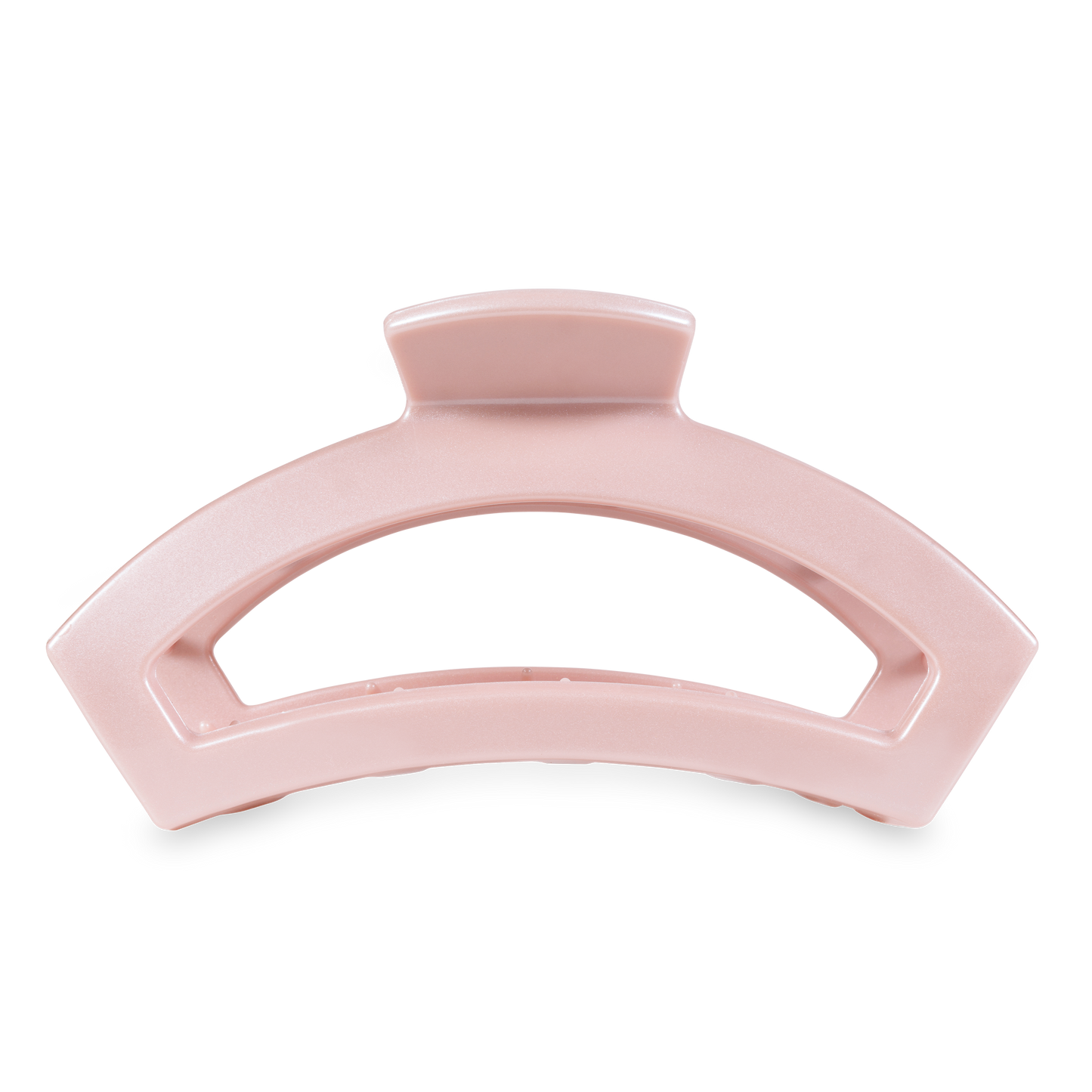 TELETIES - Open Hair Clip | Large | Pearly Pink