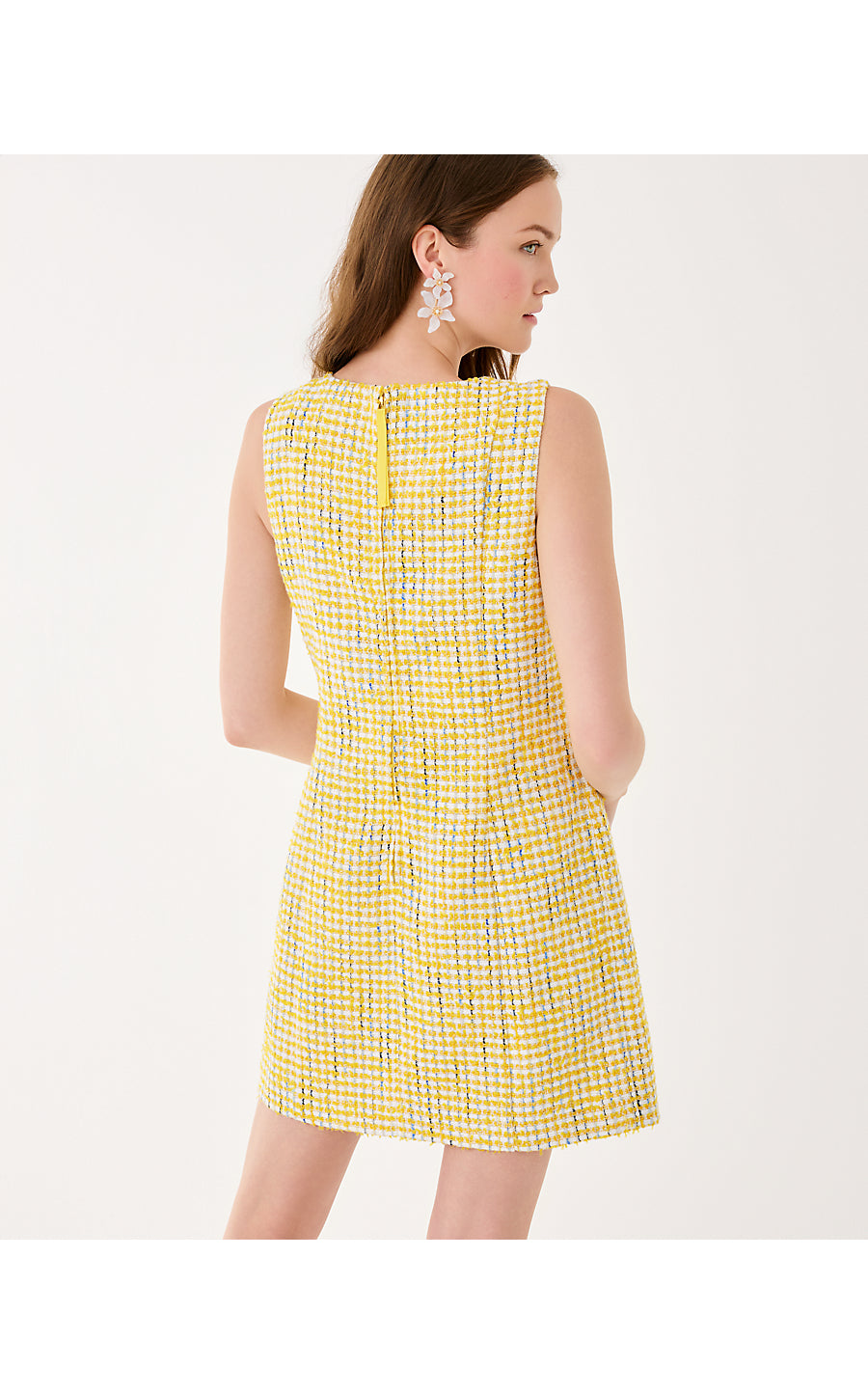 BINDY SHIFT ROMPER - LIMONCELLO - SPACEDYE STRIPE BOUCLE